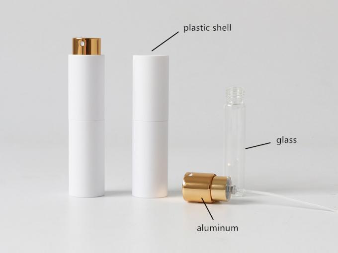 Bouteille cosmétique 2 de mini de parfum d'atomiseur de jet voyage vide rechargeable de la bouteille 10ml