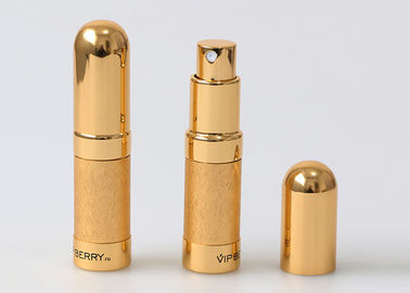 Bouteille de parfum portative du conteneur 6ml 5ml d'atomiseur de parfum de joli or