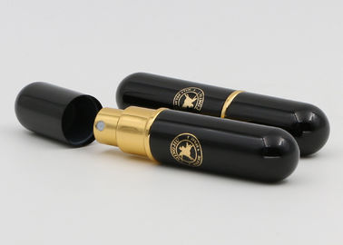 Bouteilles rechargeables gravées par taille de jet de parfum de Mini Perfume Atomiser Black Empty de voyage