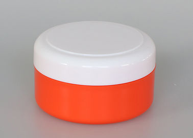 La petite crème de visage vide de beauté cogne la couleur orange 150ml d'emballage cosmétique