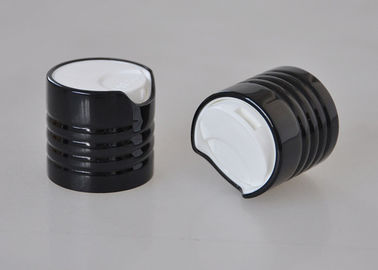 chapeau de dessus de disque de 24mm, couverture en aluminium externe en plastique noire de capsules