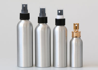 bouteilles 100ml cosmétiques en aluminium avec la pompe fine 110mm de jet de brume haut