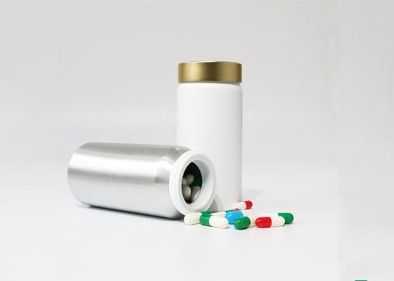 Porte-bouteilles en aluminium réutilisable légère de pilule du chapeau 250g de centre de détection et de contrôle de GV