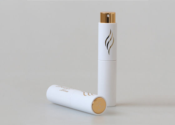 Le GV a examiné le mini atomiseur rechargeable de parfum du logo customzied par appui 8ml 10ml avec la fiole en verre