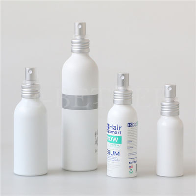 Soins de la peau mats en métal blanc empaquetant les bouteilles 250ml cosmétiques en aluminium
