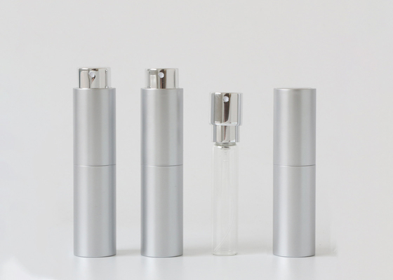 Bouteille rechargeable intérieure basse en plastique de galvanoplastie de jet d'atomiseur du parfum 10ml en verre