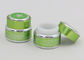 5g pots cosmétiques givrés verts, pots en verre réutilisés pour la crème de beauté de cosmétiques