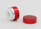 le cosmétique 15ml en verre vide rouge cogne la petite taille crème d'emballage d'oeil adaptée aux besoins du client