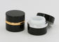 20ml pots cosmétiques en verre, conteneurs cosmétiques en verre noirs hermétiques en aluminium