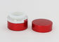 le cosmétique 15ml en verre vide rouge cogne la petite taille crème d'emballage d'oeil adaptée aux besoins du client
