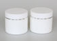 200ml pots cosmétiques en plastique, double pot blanc de mur pour la crème cosmétique