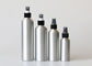 L'aluminium de couleur adapté aux besoins du client par couleur de ruban met les bouteilles en bouteille cosmétiques en aluminium de bouteille de jet d'aseptisant de main