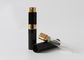 Bouteille de parfum vide noire de Mini Perfume Atomiser Cylindrical Shape