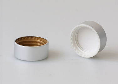 couvercles de pot de vis de 33mm, preuve ronde de flaque de bouteille d'argent de couvercles en aluminium de pot