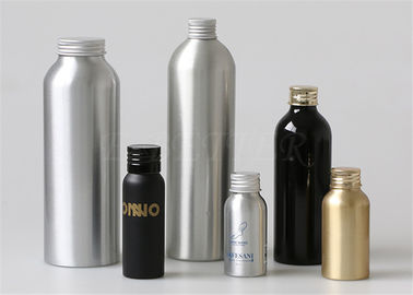 Le cosmétique en aluminium d'argent met l'emballage en bouteille 100ml cosmétique poli