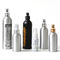 Bouteilles cosmétiques en aluminium vides, bouteilles blanches de poudre de talc avec le tamis